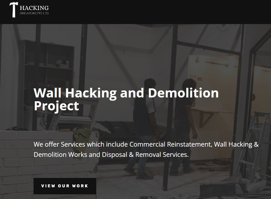 Hacking Singapore Pte Ltd - Best Demolition And Hacking Contractors In Singapore