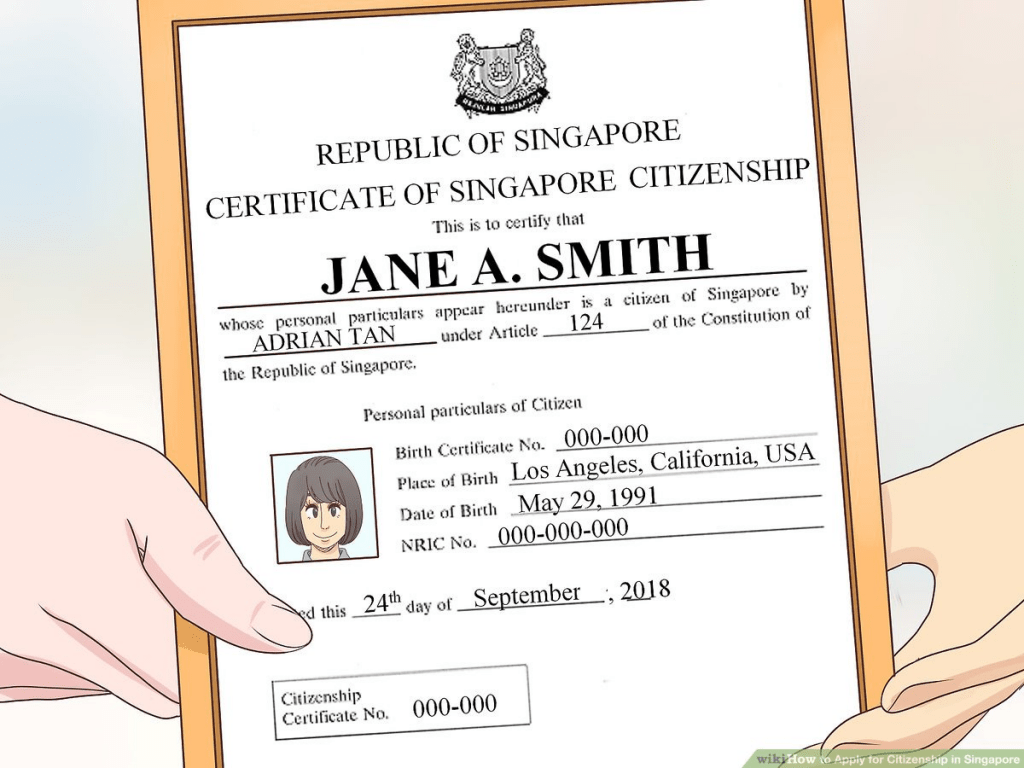 cover letter for singapore citizenship application